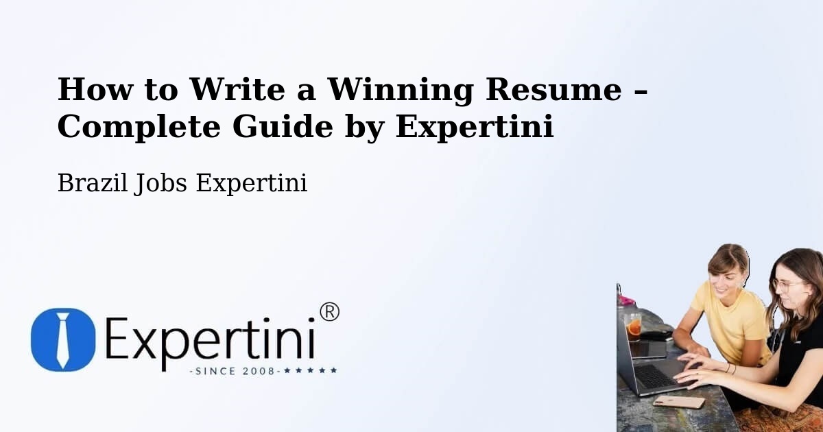 Resume Writing Guide for Job Seekers – Coroados - Coroados, Brazil Jobs Expertini